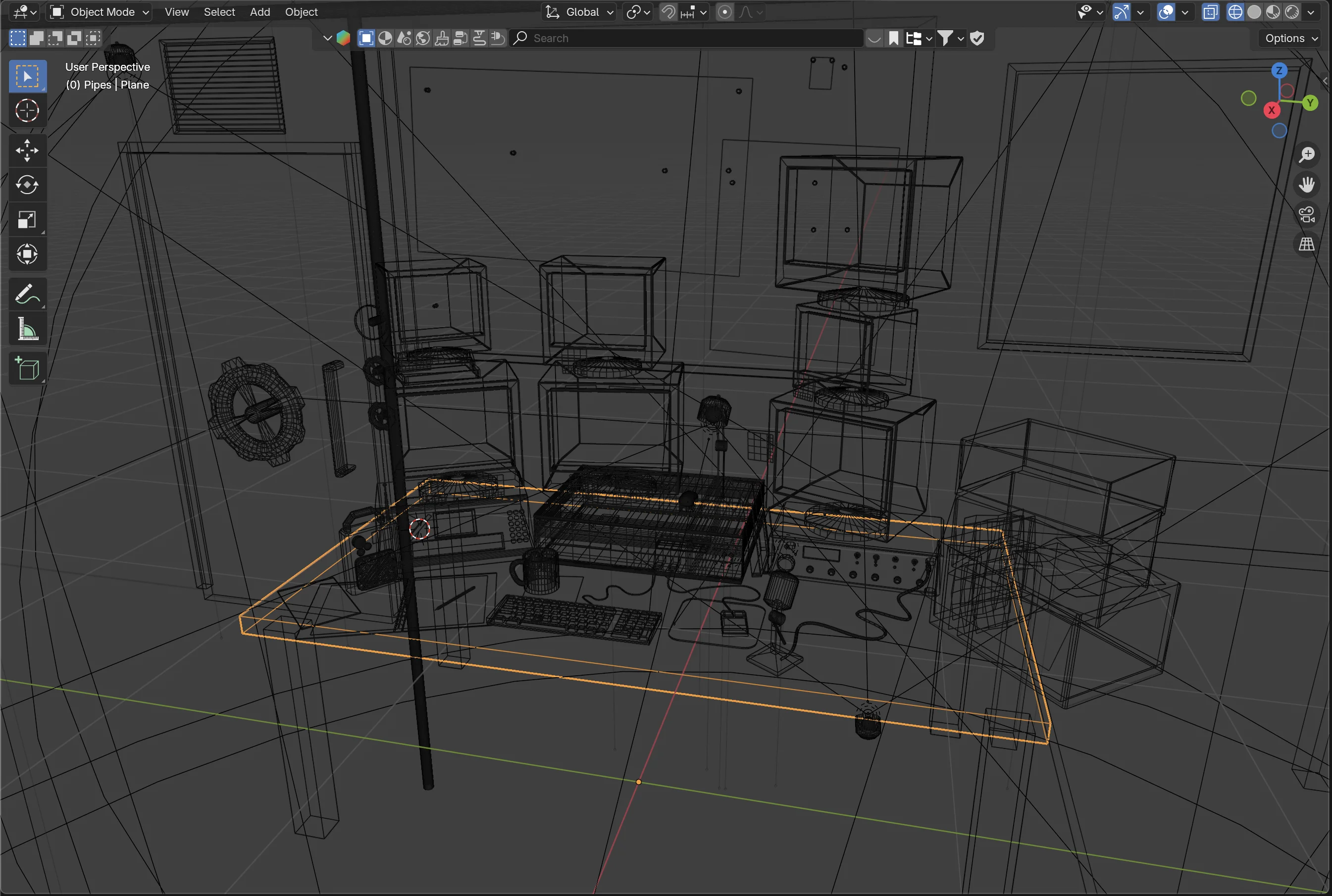 WSA Launcher Wireframe
